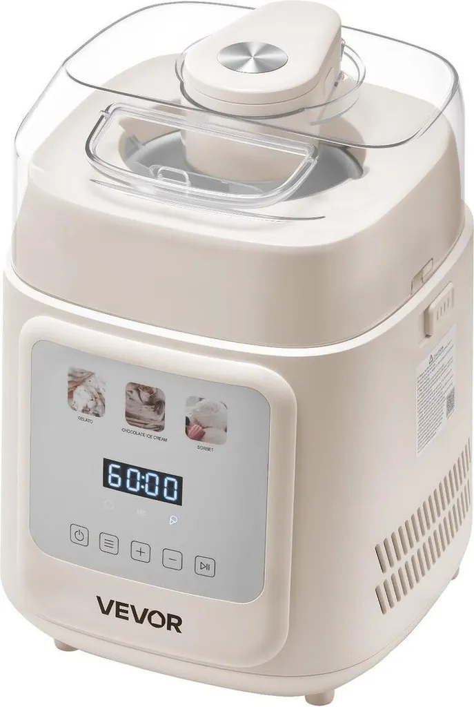 Machine à crème glacée avec compresseur 1 quart - Modèle INOX-V20 - 9