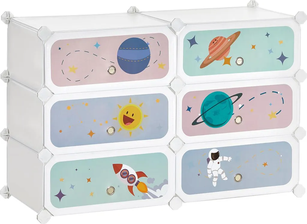 Bibliothèque pour enfants et rangement jouets en plastique pour salle de jeux