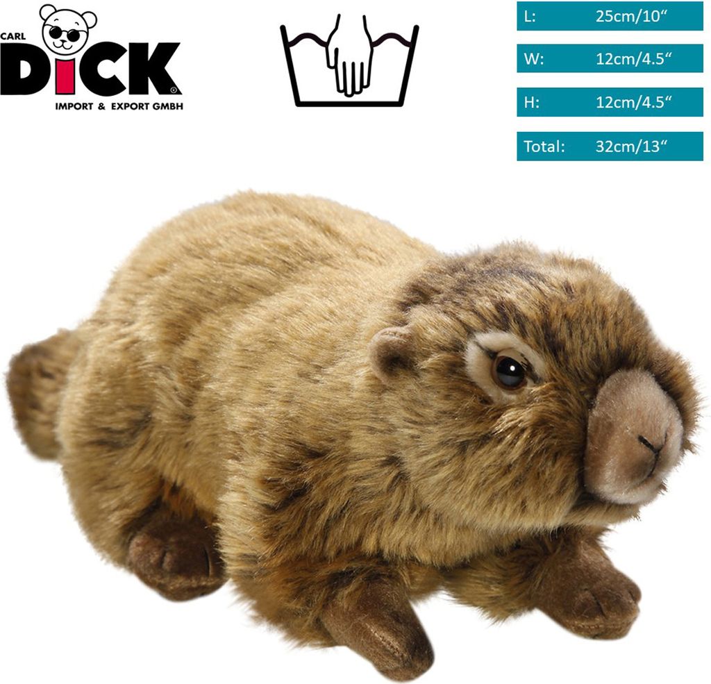 Carl Dick svišť ležiaci cca 25 cm 2616 Plyšová hračka, Obrázok produktu 