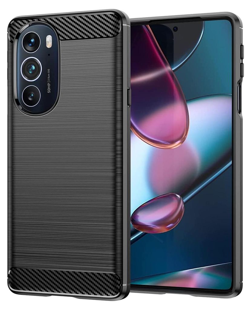 Hülle Carbon für Motorola Edge 30 Pro Schutzhülle Handy Produktbild 