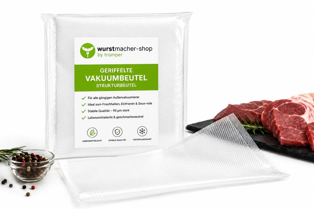 Vakuumbeutel 200x300mm geriffelt, strukturiert  - 100 Produktbild 