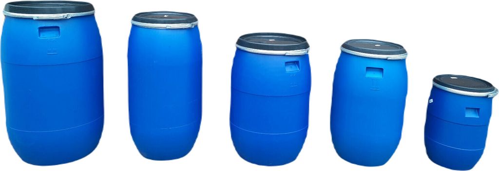 Sterk Plast Fass Mit Wasserhahn – 100 Liter Volumen, 52 Cm Durchmesser, 45 Cm Hoch – Robust, Aus Rumänien