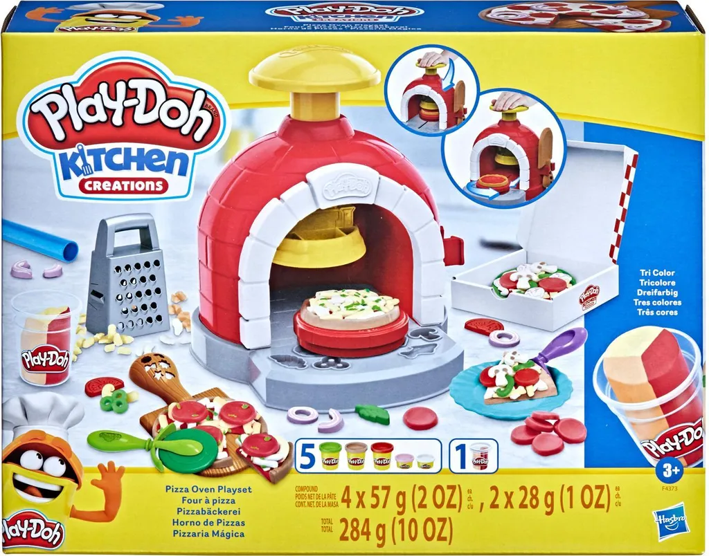 Jeu d'Imitation Play-Doh Pizza : Cadeau Idéal pour Apprendre en s'Amusant