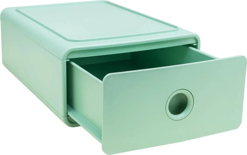 Module de rangement de bureau Tiny Box Exacompta Vert sauge - Lot de 3 unités