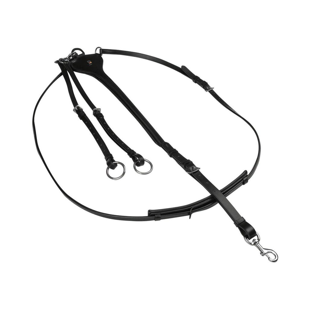 Waldhausen Martingal X-Line Professional Hilfszügel Schwarz WB