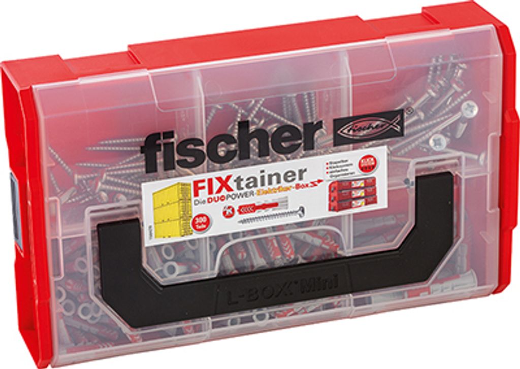 fischer FIXtainer - DUOPOWER Elektriker (300 Teile)