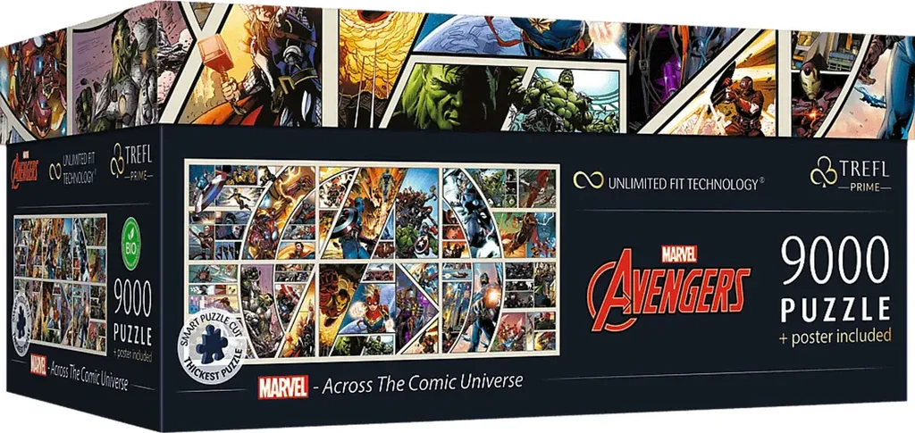 Puzzle TREFL UFT Marvel Avengers 9000 pièces : l'univers des comics 20005