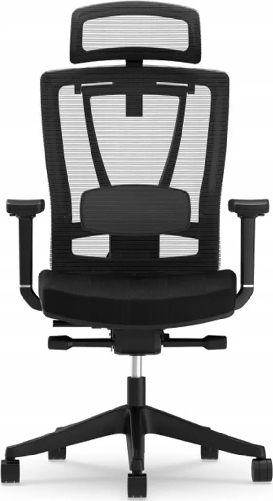 Chaise de bureau ergonomique BS14B noire - Finies les douleurs de dos