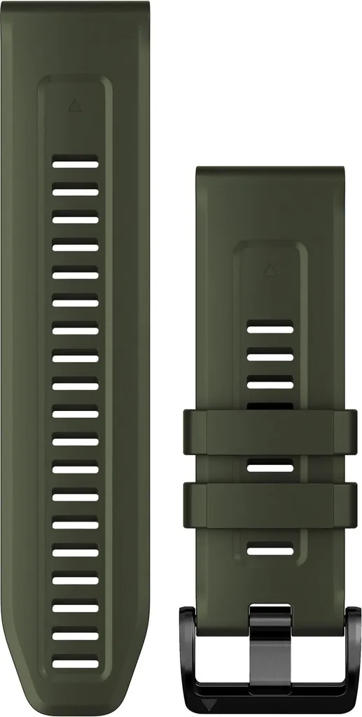 Cinturino Silicone Garmin 26mm Moss Green QuickFit™ per Fenix 7X 6X