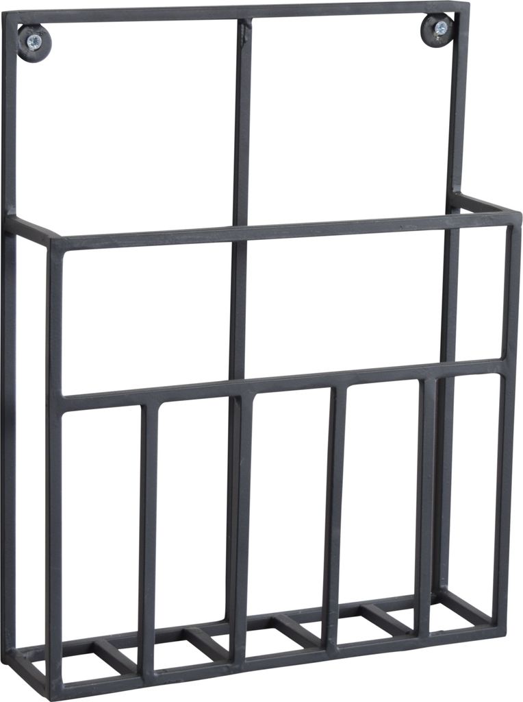 LOFT42 Maggy Zeitungsständer Small - Metall - Schwarz - 31x24x7