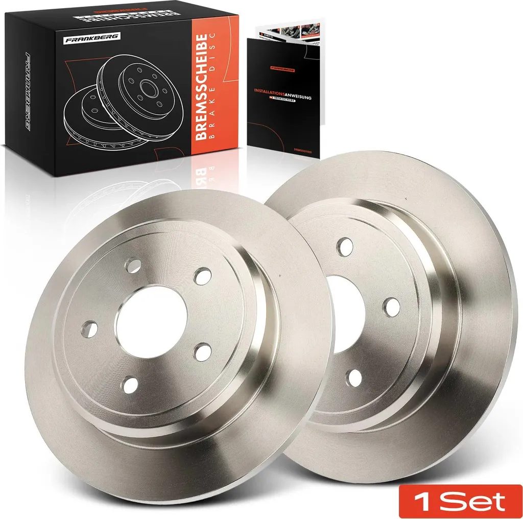 Paire de Disques de Frein Arrière pour Jeep Commander et Grand Cherokee