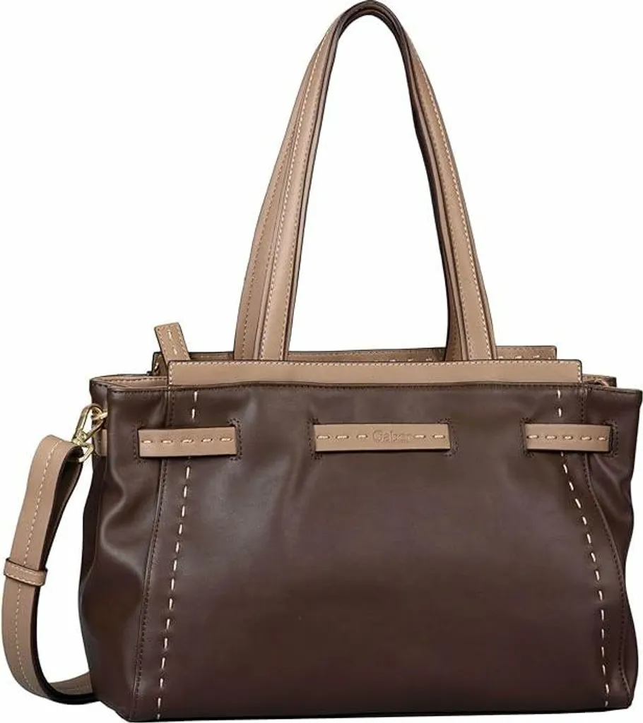 Petit sac cabas Gabor marron avec multi-poches et finitions premium Pro