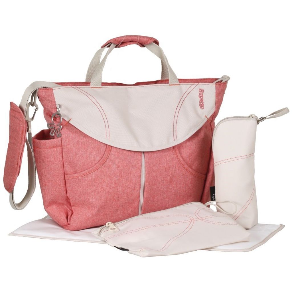 Wickeltasche koralle