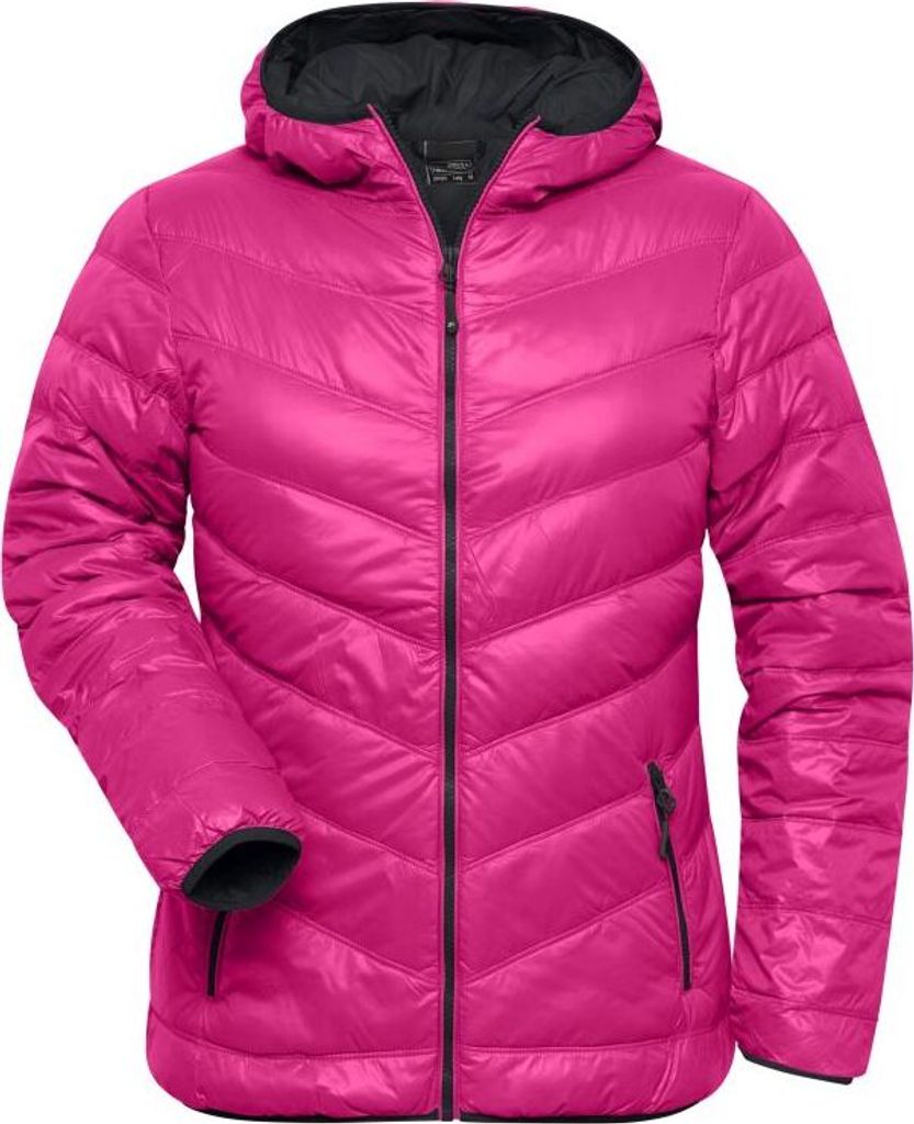 Ladies' Down Jacket magenta/graphite, Gr. L Produktbild 