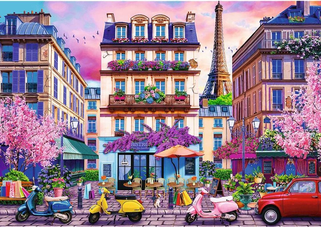 TREFL Puzzle Spring in Paris 4000 dls Produktbild 