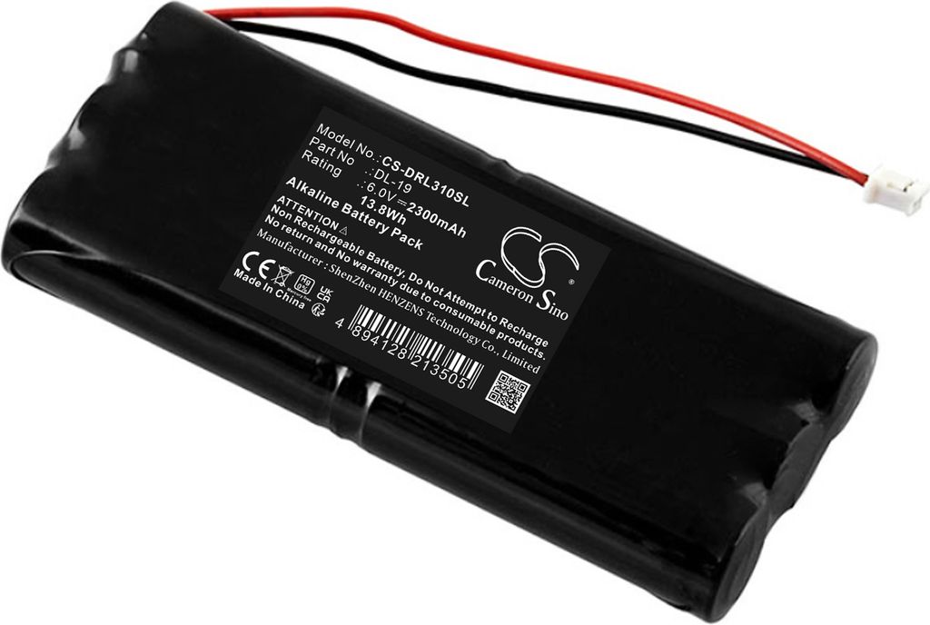 TECHTEK Akku Kompatibel mit Ersetzt 100219, für DL-120, für DL-19, für DL-31, für DL0007-00001, für EBDL-31, für HTL-18, für HTL12, für PT002