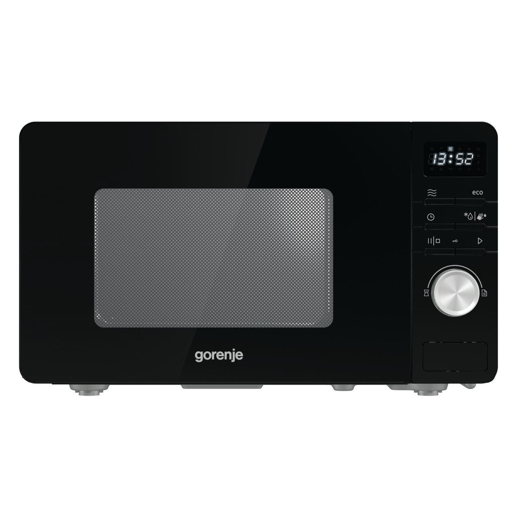 Gorenje MO20A3B Mikrowelle, 20 Liter, 800 W, 11 Automatik-Programme, Kindersicherung, Schwarz