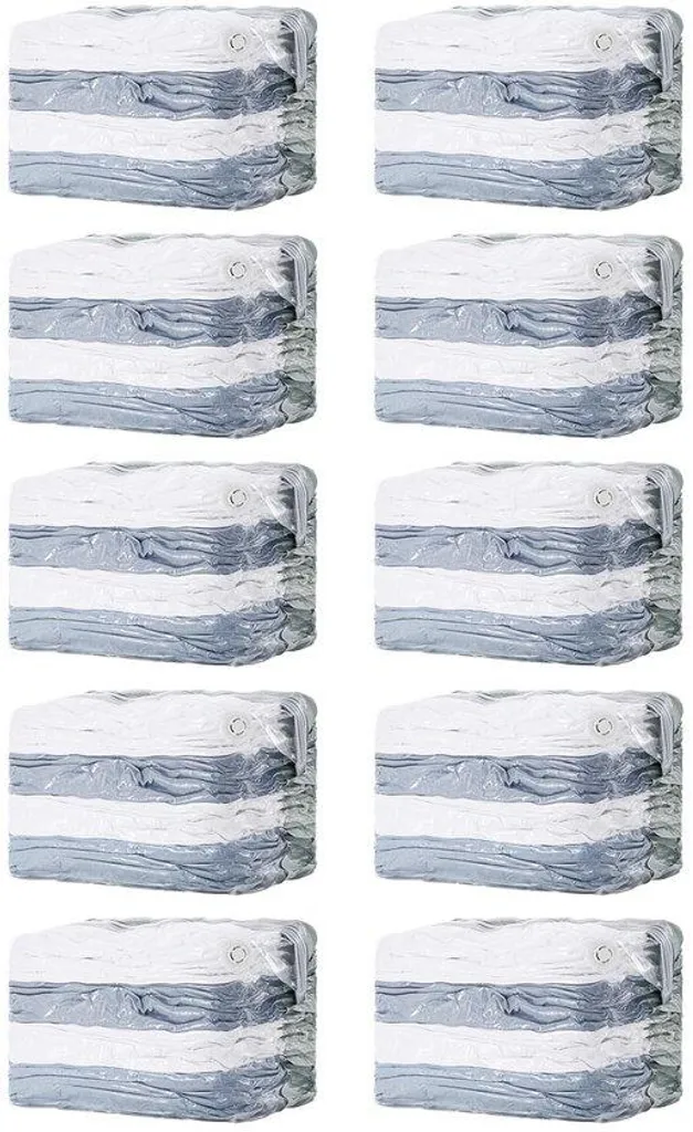 Housses de rangement sous vide pour vêtements et linge de lit lot de 20