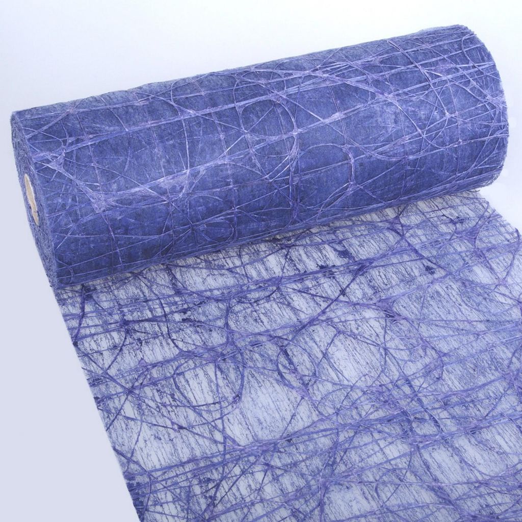 Dekoweb 300mm x 5m Tischläufer Deko Tischband Tischdeko dunkelblau