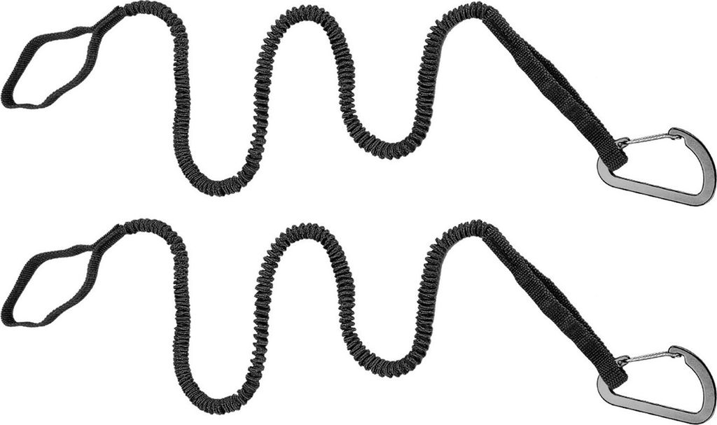 1/2/4 Stück Kajakpaddel-Leine, elastisches Bungee-Gurt-Lanyard-Seil, leichte Kajak-Ruten-Leine für Bootfahren, Angeln, Rafting, Kanufahren