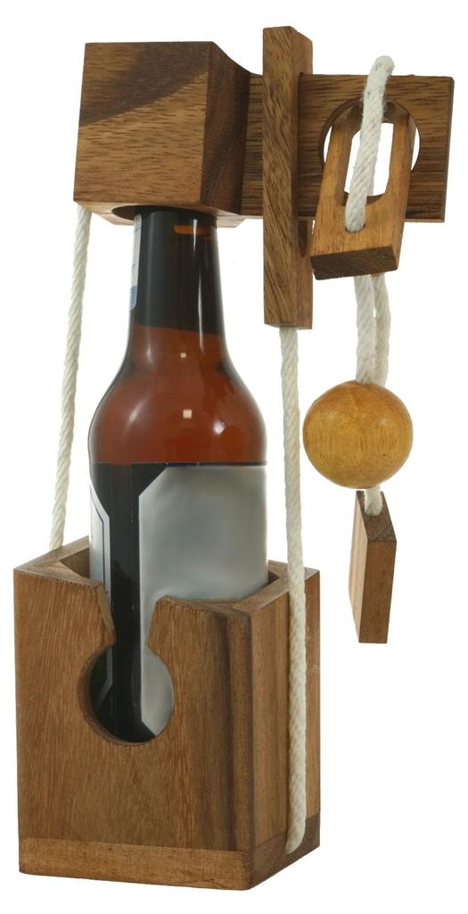 Mini Flaschen-Tresor – Schnurpuzzle & Geschenkverpackung Produktbild 