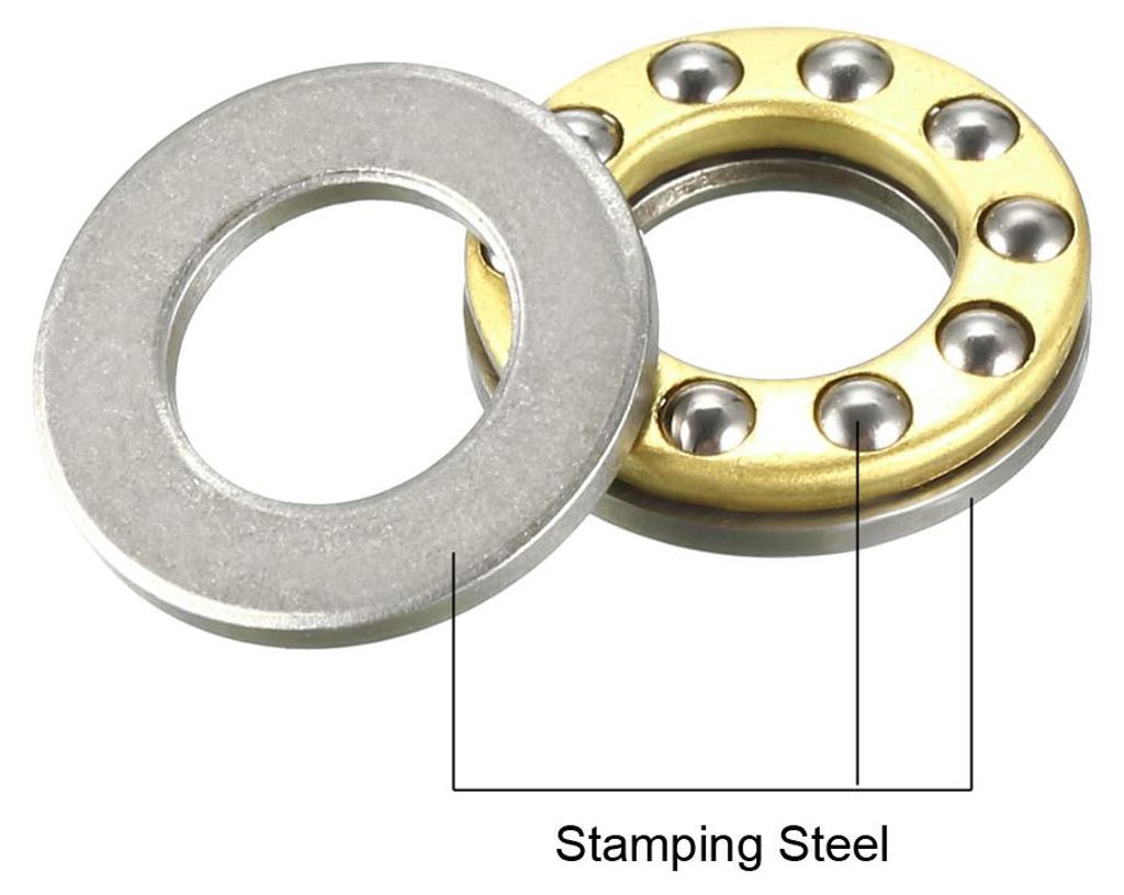 4 Stš¹ck F10-18M Axialkugellager 10 mm x 18 mm x 5,5 mm Chromstahl Einzelrichtung