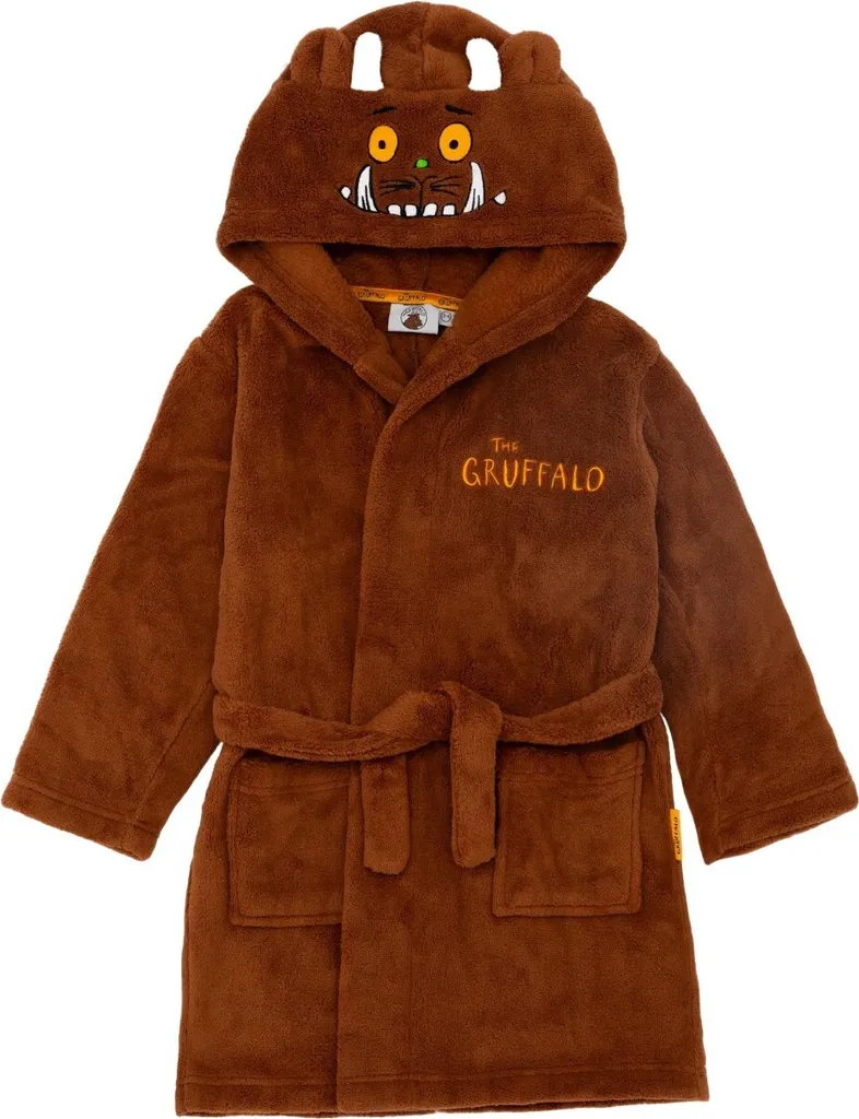 Vestaglia Bambini Gruffalo Marrone NS7438 Taglia 128 | Official Merch