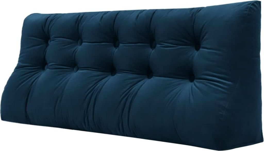 Couchkissen Groß Dekokissen Kopfteil Gepolstert Kissen Rückenlehnen Sofakissen Lesekissen Perfekt als Unterstützend Rückenkissen Bett Lendenkissen