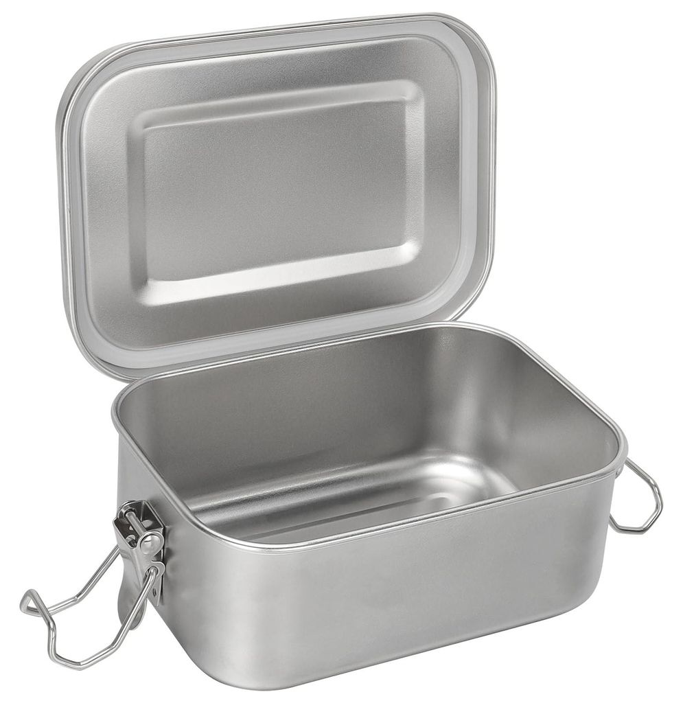 550 ml Edelstahl-Lunchbox, wasserdichte Bento-Box mit Verschlüssen für Schule, Arbeit und Picknicks. Langlebige und umweltfreundliche, BPA-freie ...
