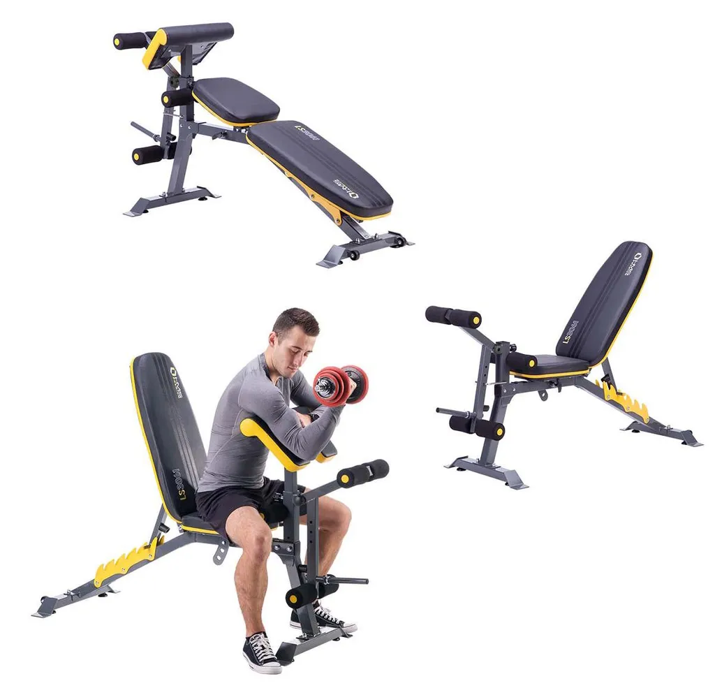 Banc de musculation pliable HMS Premium LS3050 multifonction réglable - 19
