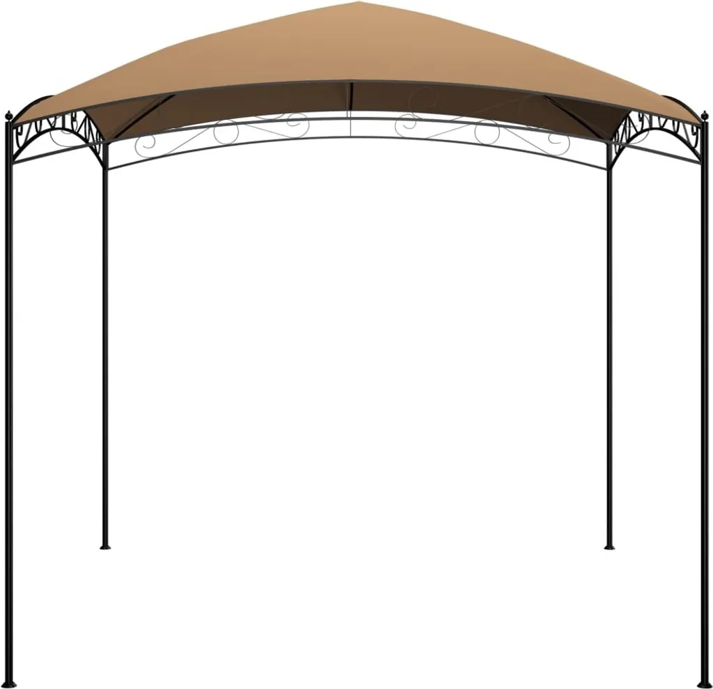 Pavillon pour Réceptions Extérieures 3x3 m Ombrage Taupe Qualité - 2