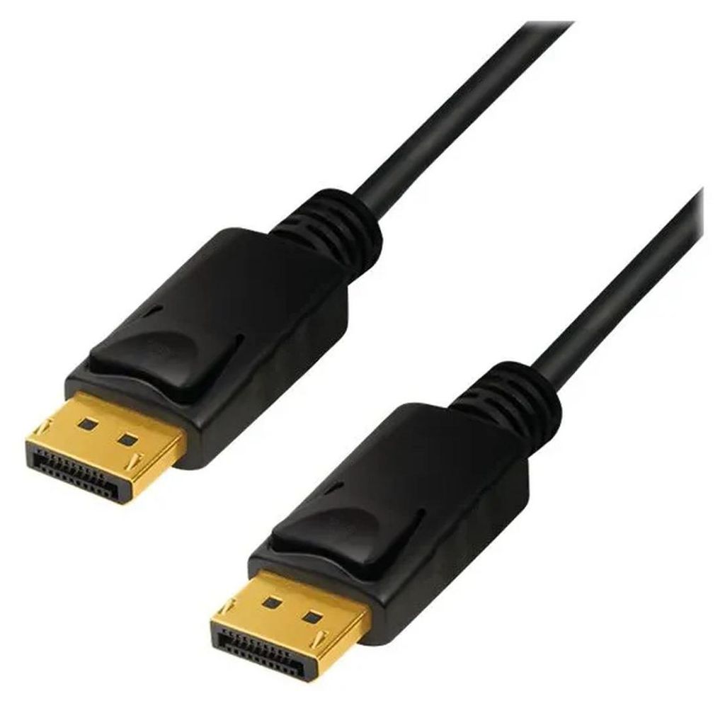 LogiLink CV0119, 1 m, DisplayPort, DisplayPort, Männlich, Produktbild 