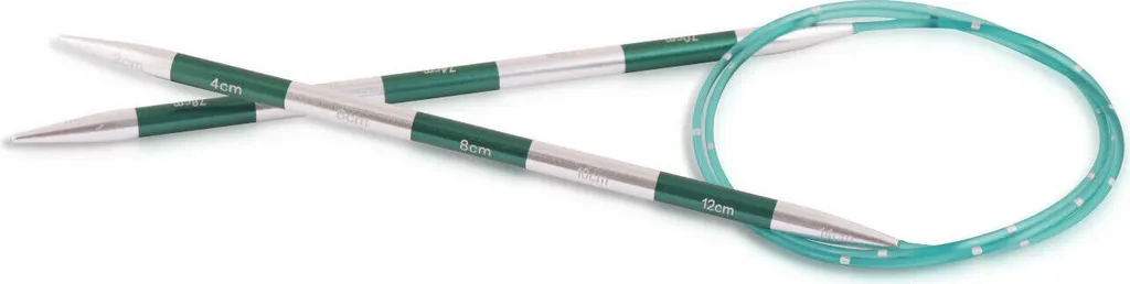 Aiguille à tricoter circulaire SmartStix 6.00 mm 80 cm verte de KnitPro