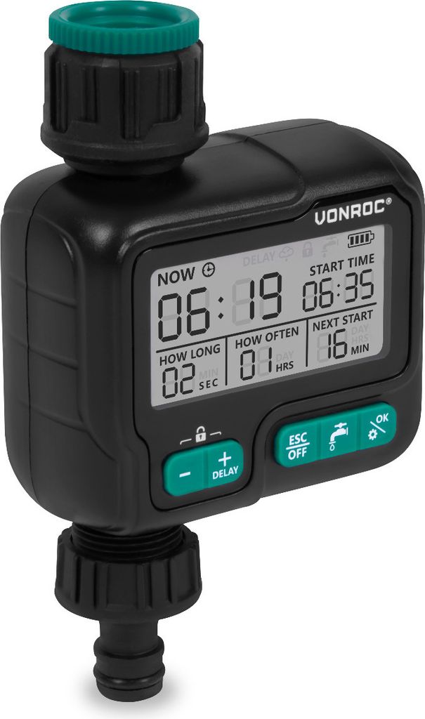 Vonroc Wasserzeitschaltuhr - digital - automatisches Produktbild 