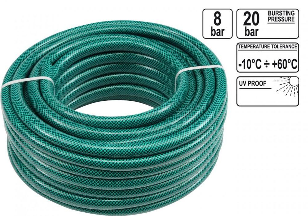 Gartenschlauch Wasserschlauch Kreuzgewebe 50 m 1/2' Produktbild 