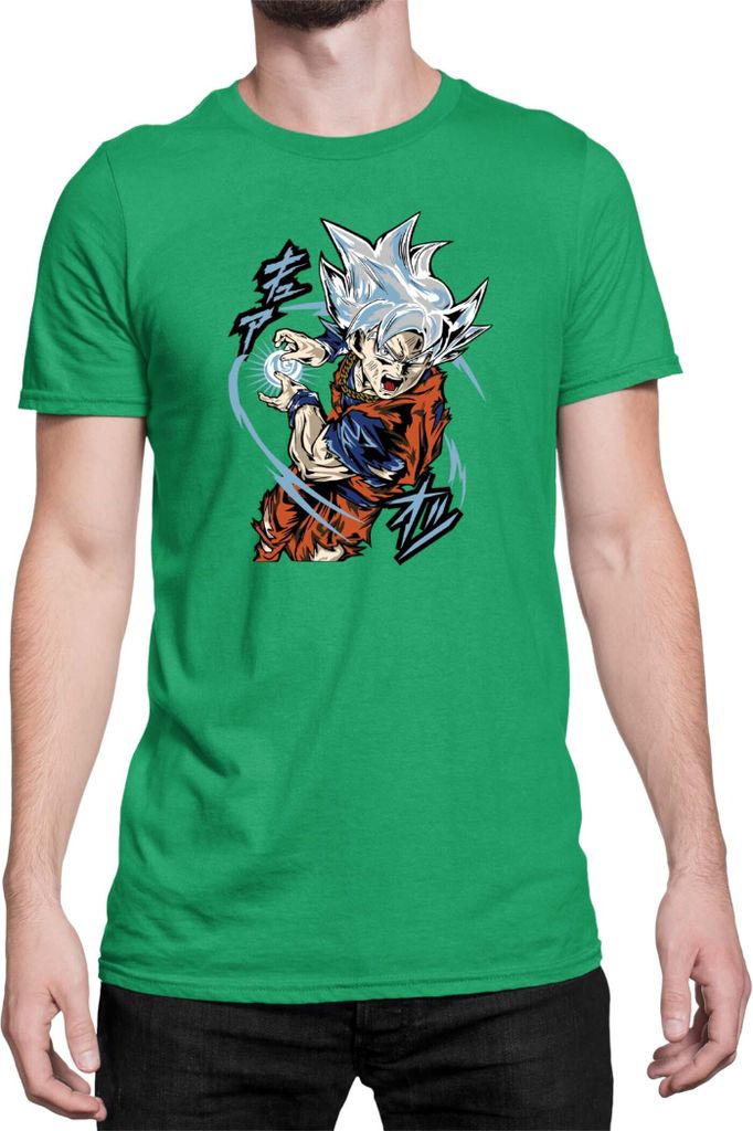 Herren T-Shirt Dragon Anime Manga Ball Z Goku 40, Man M / Grün
