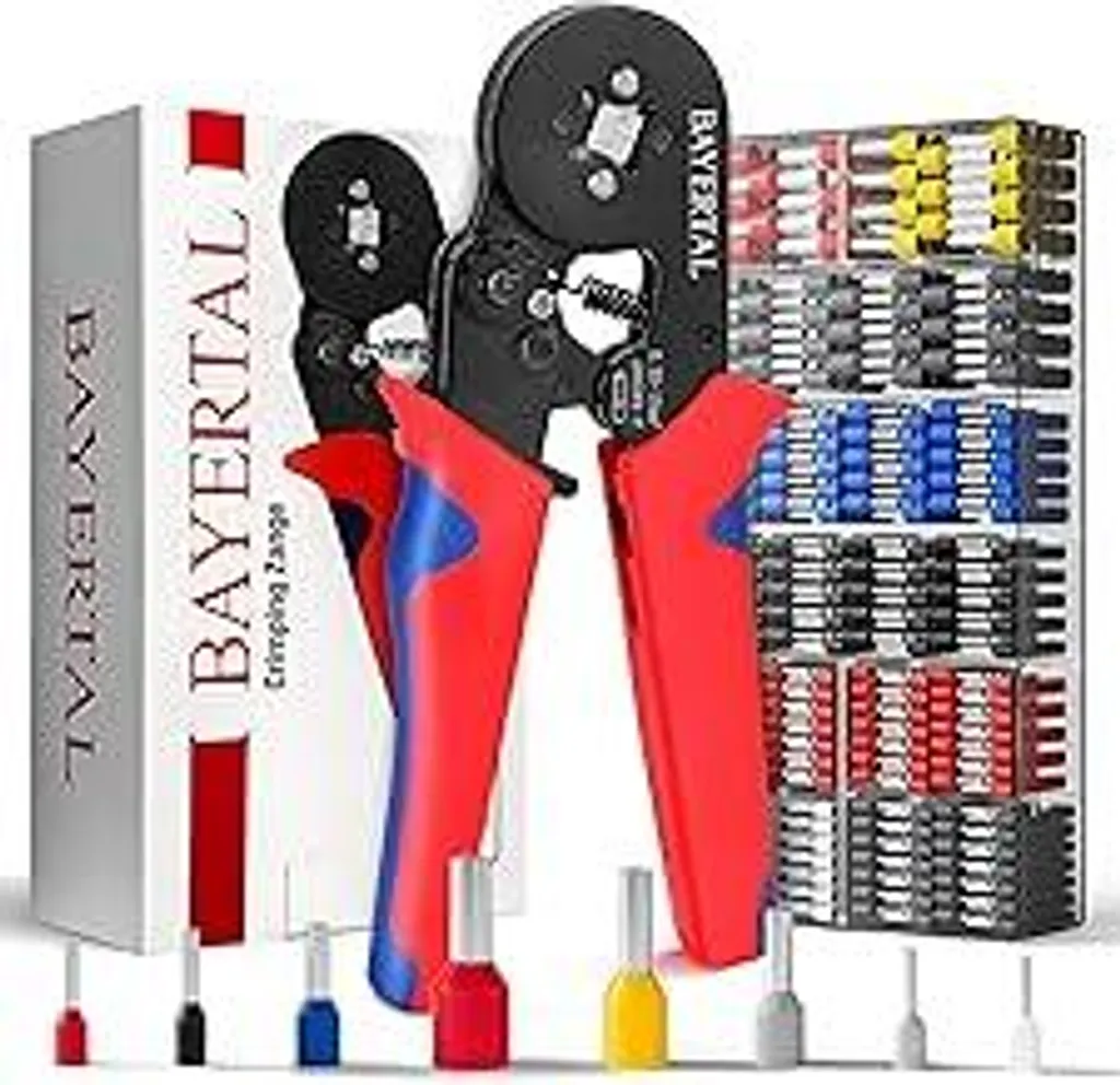 Kit Crimpatrice Bayertal Professionale 0.25-10mm² + 2000 Puntalini