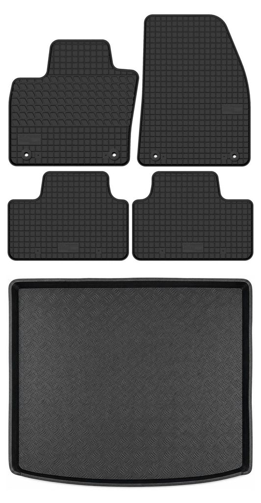Tapis en caoutchouc + bac de coffre pour Volvo XC40 2017- Image du produit 