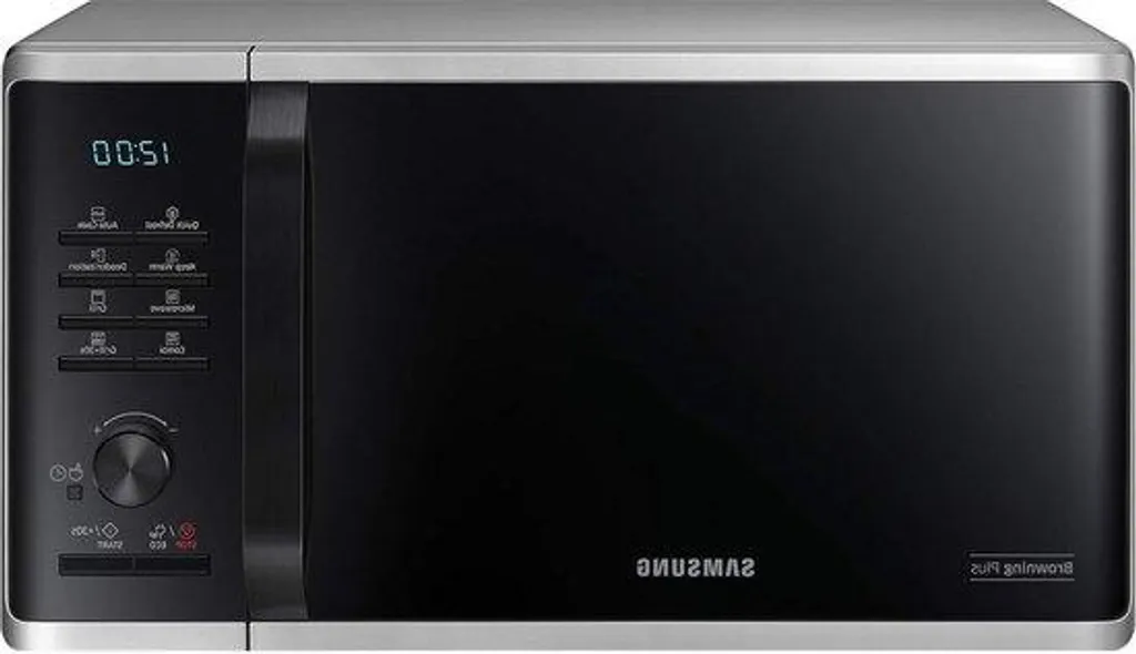Four micro-ondes grill 800W argent 23L avec décongélation rapide MW23-S