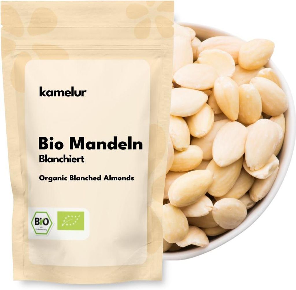 Kamelur® Bio Mandeln blanchiert 1 kg Produktbild 