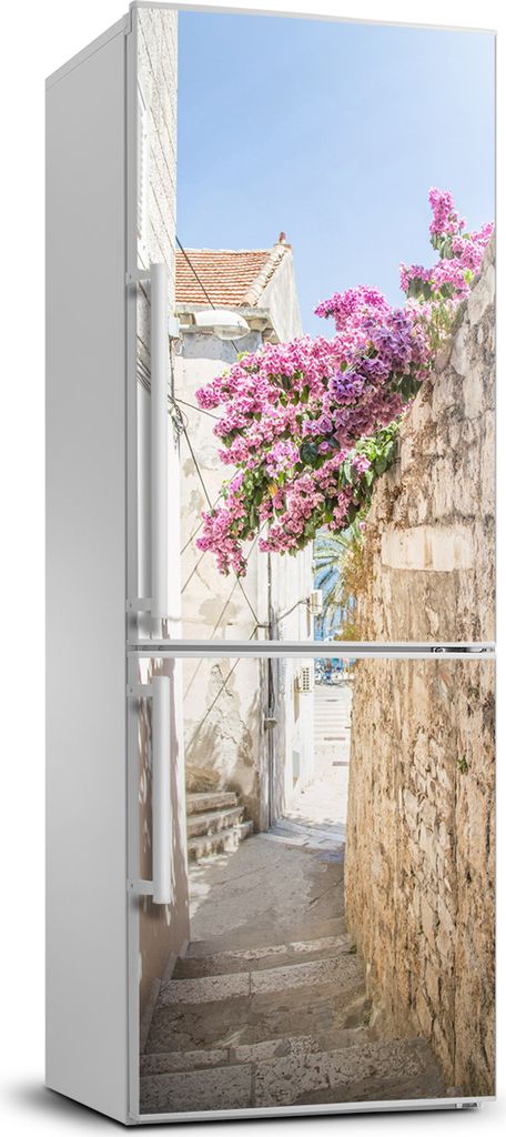 Tulup Kühlschrankdekoration - 70x190 cm - Aufkleber auf dem Kühlschrank - Korcula Kroatien