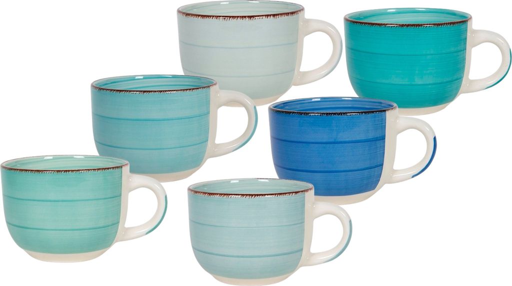 Blue Jumbotasse 460ml - 6 Stück