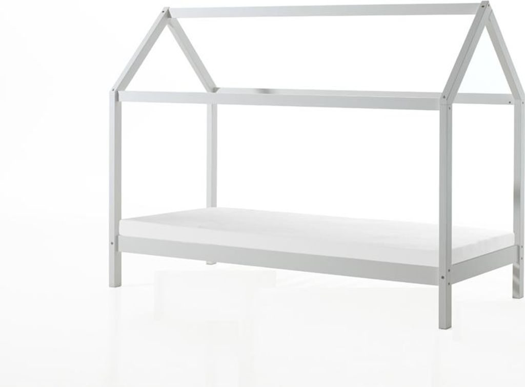 Bett Hausbett Dallas Two 90x200 cm Weiß