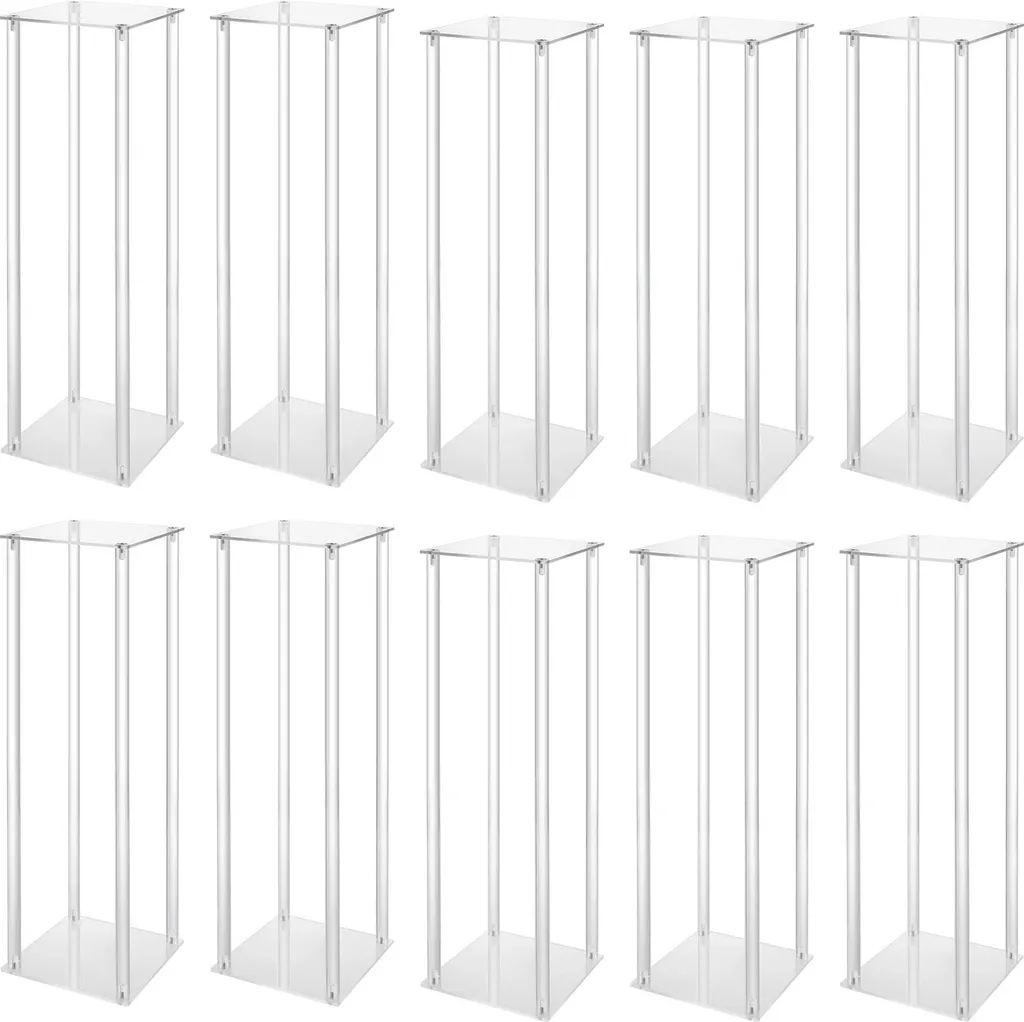 Support fleurs acrylique moderne robuste supporte 3kg haute qualité