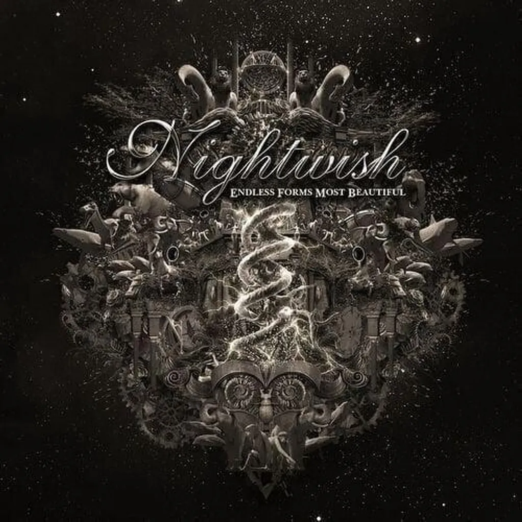 Nightwish Endless Forms Most Beautiful Vinyle Splatter Or et Noir LP