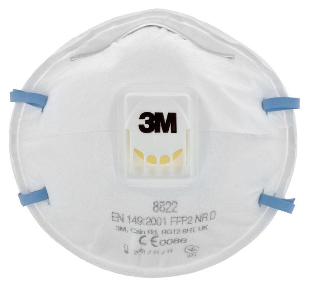 3M Atemschutzmaske 8822, FFP2 NR D 10 Stück Produktbild 