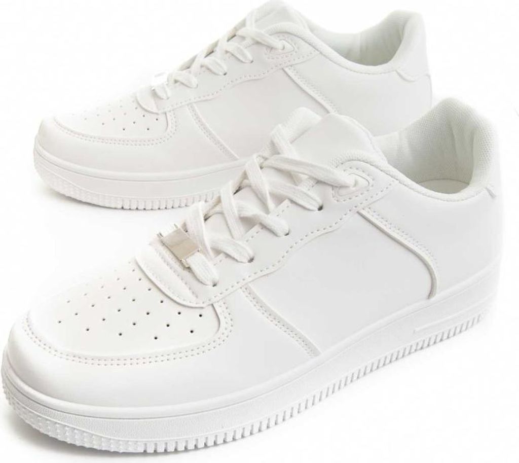 Herren Sneaker Force Weiß – Bequeme Passform, Rutschfeste Produktbild 