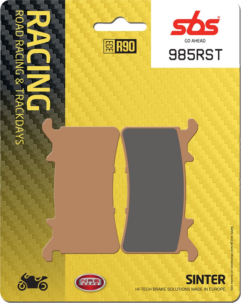 Bremsbeläge SBS 985RST Road Racing Sinter