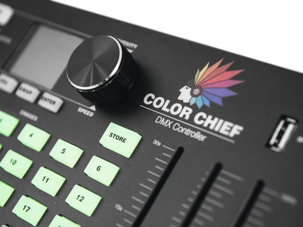 Eurolite DMX-Lichtpult 70064575 : Console DMX LED compacte et précise - 6