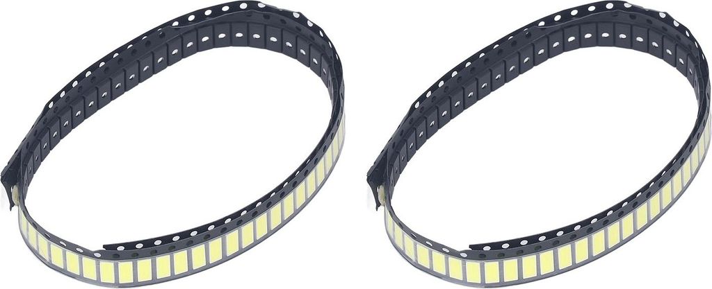 200 Stück weiße 6V SMD-LED-Lichtperlen, Farbtemperatur 6000šC6500K, für LCD-TV-Hintergrundbeleuchtung